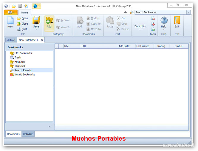 Advanced URL Catalog 2.35 Portable Portables Programas