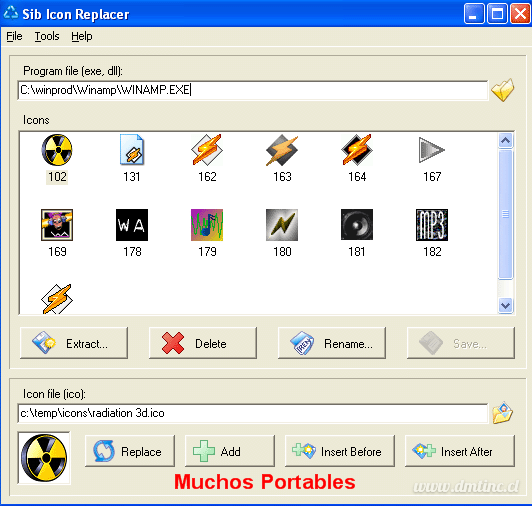 Portable Sib Icon Replacer