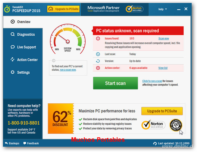 Portable TweakBit PCSpeedUp