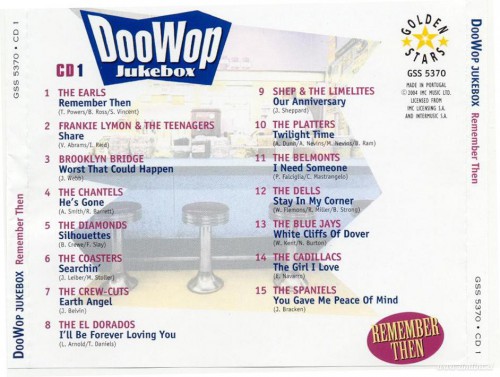 DooWop Jukebox Remember Then Vol 1 back