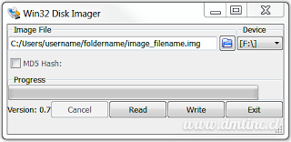 Portable Win32 Disk Imager