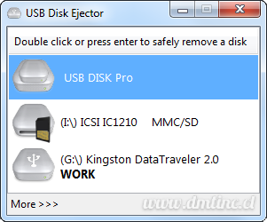 Portable USB Disk Ejector