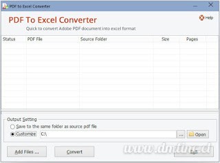 Portable Adept PDF to Excel Converter