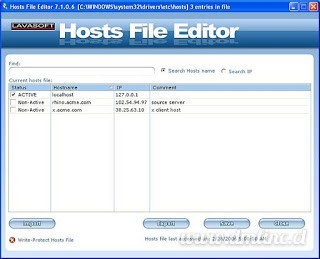 Portable Hosts File Editor