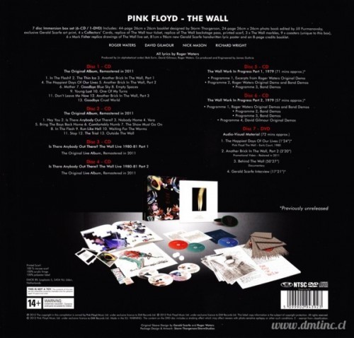 Pink Floyd %E2%80%93 The Wall Immersion Box Set 6CD Verso