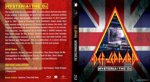 deff leppard o2 cover