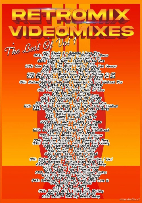 RETROMIX VIDEOMIXES THE BEST OF VOL 1 JULIO 2021